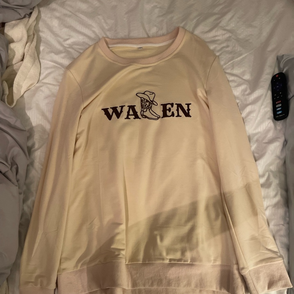 Morgan Wallen Cream Sweater